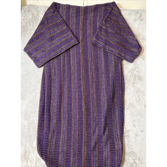 BCBG MAXAZRIA duster Cardigan Kimono Style Purple Brown Oversized Women’s XS - Picture 8 of 11